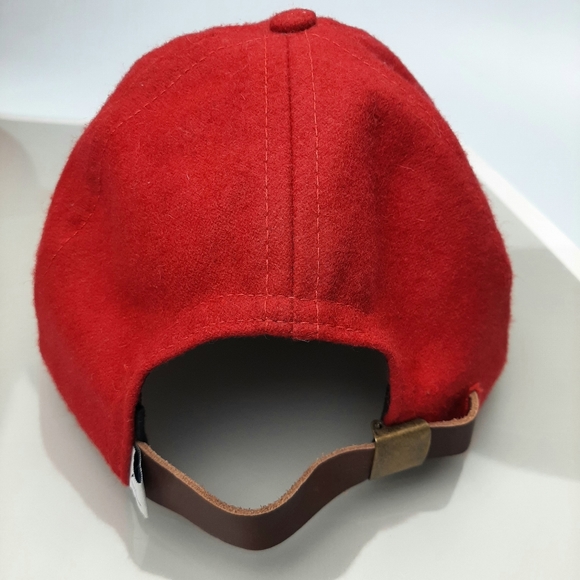 Deso Supply Co USA Adjustable Leather Strap Breathable Red & White Men's - Picture 7 of 10